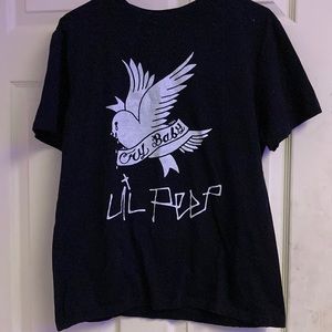 A lil peep t-shirt Size medium Color black& White